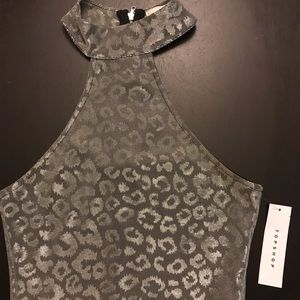 Crop Top- zip up back